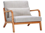 Mid-Century Modern Accent Chair, Arm Chair Living Room Chairs Pillow Upholstered Reading Chair 71635608