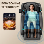 ZUN Full Body Massage Chair, Full Body Zero Gravity with 3D Massage Mechanism, 6 Auto Massage Mode, W2561P157965