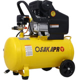 3.5HP Portable 10 Gallons Oil-Lubricated Air Compressor Tank Ultra Quiet Horizontal Tank Adjustable W46564402