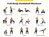 Kettlebell, Strength Training Kettlebells Weight for Women, Vinyl Coated Kettle Bell for Home Gym 36685825