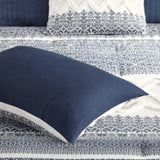 King/Cal King 3 Piece Cotton Comforter Set with Chenille Tufting B035128801