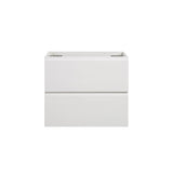 Alice-24W-201,Wall mount bathroom vanity WITHOUT basin, white color, with two drawer, Pre-assembled W1865107107
