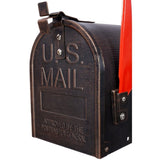 Mailbox/Post Light Combination Kit , Post with Mailbox, Fluted Base, Decorative Modern Mailbox with W465P230043