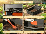 Orange 4-Tray Worm Composter Bin 7.4 Gal Odor-Free, Leak-Proof Indoor & Outdoor Food Waste 97306231