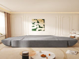 3-in-1 Convertible Sofa Bed, 79.5" Modern Deep Seat Couch with 2 Pillows, 3-Seater Sofa, Sparkling W3219P369308