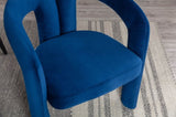 COOLMORE Contemporary Designed Velvet Fabric Upholstered Accent/Dining Chair /Barrel Side Chairs W395103722