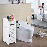 ZUN Bathroom Storage Cabinet with One Door Model Two White 08791029