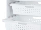 Sliding Bin Organizer with 4 Storage Bins, White 21253284