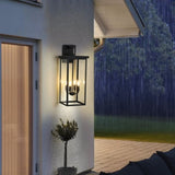 ZUN (Same as W1340119951/L1013) 4-Light Black Outdoor Wall Light (No Bulbs) W1340P206651