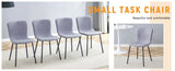 Luxury Minimalist Chairs - A set of 4 high quality dining chairs with black legs. The integral W1151P262796