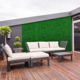 12Pcs 23.6x15.75in Artificial Boxwood Topiary Hedge Plant Grass Backdrop Fence Privacy Screen Grass 27411615