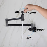 Folding faucet Pot Filler Faucet Wall Mount 96840587