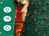 2-Pack Pop-Up Artificial Christmas Trees 6FT and 5FT Green PVC Trees for Home Office Entryway 82153993