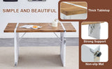 Modern style square dining table, medium-density fiberboard dining table, 55x31.5 inches, can be W1512P359375
