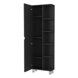 Los Angeles Linen Cabinet, Five Shelves, One Cabinet, Divisions B128P148933
