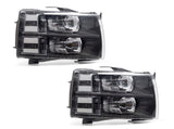 Headlights For 2007-2013 Chevy Silverado 1500 2500HD 3500HD Clear Projector 93903062