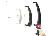 24ft Manual Pole Saw, Lightweight Tree Trimmers Long Handle Pruner Set, Sharp Steel Blade and 93491530