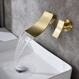 Wall mounted bathroom waterfall faucet 09354006