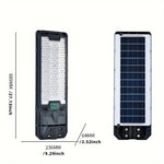 ZUN Solar Street Lights Outdoor, Parking Lot Lights with 181PCS LED Beads , IP65 Waterproof Solar Flood W1592P190016