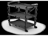 New Foldable Collapsible Utility Cart, Black 02248565