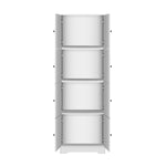 ZUN Tall Storage Cabinet with 8 Doors and 4 Shelves, Wall Storage Cabinet for Living Room, Kitchen, W1693111251