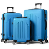 Curved Vertical Stripe 3-in-1 Trolley Case - Royal Blue 53824711