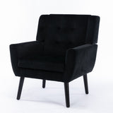 Modern Soft Velvet Material Ergonomics Accent Chair Living Room Chair Bedroom Chair Home Chair With W67639363