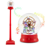 5 Ft Christmas Streetlamp Decor 360&deg Rotating Ferris Wheel , 15 Colorful LEDs, 8 58502355