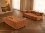 105.5" Modular L-Shaped Sectional Floor Couch, Deep Seat Tufted Comfy Sofa set with Chaise for 01956177