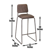 Mesa - Barstool - Brown B081P157717