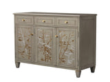 Dauphin Handpainted Entryway Storage Cabinet, Grey Cashmere Wood B2719P238531