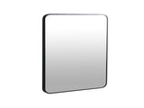 24 x 32 Inch Bathroom Mirror Black Aluminum Frame 74258517