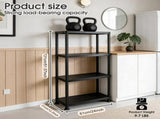 Plastic Shelves, 4-Shelf Storage rack, Multi-Purpose Storage Shelf, Plastic Storage Shelves 50798863