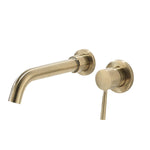 ZUN Single Lever Handle Wall Mounted Bathroom Faucet 84286364