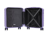 14"/20" 2 pcs/set in ABS Spinner Wheel Luggage, with Combination Lock,14" Cosmetic Case W2787P337458