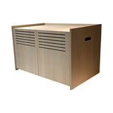 Modern Wooden Cat House with Scratching Pad , Cat Litter Enclosure, Spacious Hidden Cat Litter W1412P271583