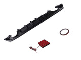 Rear Bumper Diffuser W/ Led Brake Light Carbon Fiber fit for Infiniti Q60 2017-22 14388586