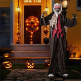 8.2ft Animatronic Werewolf Halloween Decor Realistic Fur, Scary Howls, Red Flashing LEDs, 18608033