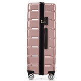 Hardshell Luggage Set 3 Piece, Durable ABSPC Travel Suitcase with Spinner Wheels for Men Women N730P245304R