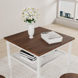 Bar table, equipped with 2 bar stools , with backrest and partition W578P303857