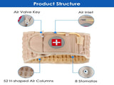 Decompression Back Belt Lumbar Spine Support Lower Back Air Traction Device with Hand Pump Extension 33494514