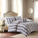 Full/Queen 4PC Faux Fur Comforter Set B03596925