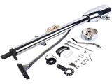 Chrome 30" Steering Column Hot Street Rod Tilt Automatic with Key and Adapter 22319633