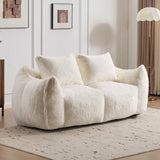 Giant Bean Bag Couch for Adults, Ultra Soft Fluffy Loveseat Bean Bag Sofa, Oversized Chase Lounge 23011521