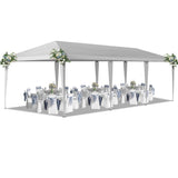 10x30ft Outdoor Pop Up Canopy, Portable Instant Canopy Tent for Outdoor Events Party Wedding 69431217
