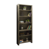 84 inch high 6-shelf Bookcase, No Assembly Required, Barnwood Finish GL-B108P160175