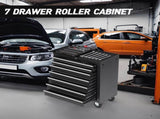 Rolling Tool Chest with 7-Drawer Tool Box with Wheels Multifunctional Tool Cart Mechanic Tool W2660P217919