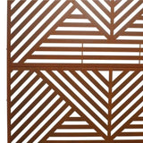 Outdoor & Indoor Privacy Metal Privacy 76" H48" W, Freestanding Decorative Privacy W465P193166