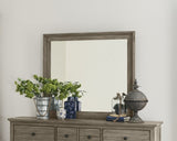 ZUN Mirror, No Assembly Required, Orchard Grey Finish B108P163866