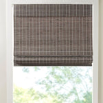 ZUN Bamboo Light Filtering Roman Shade 64"L B035129695